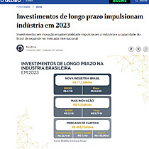 Investimentos de longo prazo impulsionam indstria em 2023